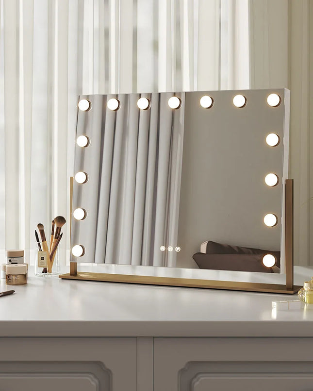 Modishion LED Vanity Mirror - Adjustable Lighting & Touch Control
