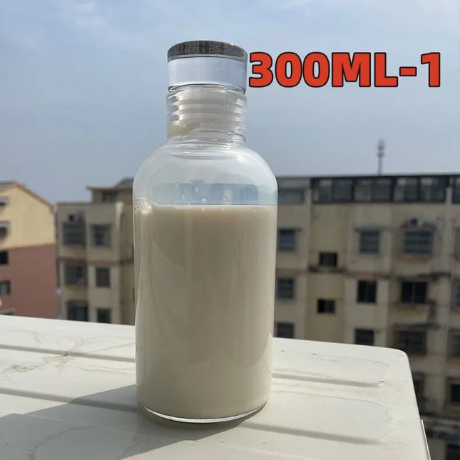 300-1000ml Glass Water Bottle Large Capacity