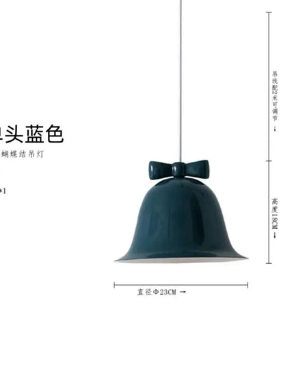 Nordic Chandelier Pendant Lamp - Bowknot Design for Creative Spaces