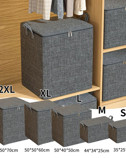 Quilt Clothes Storage Bag Waterproof Closet Wardrobe Organizer Large Capacity Clothes Organizer Foldable Dustproof Sorting Bags