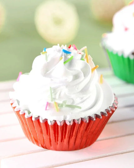 100pcs Disposable Muffin Cups Egg Tart Molds