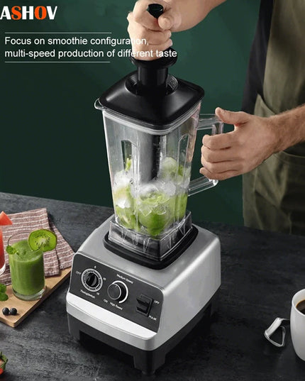 BALASHOV 220V Commercial Blender Juicer - Heavy Duty, 2000W Power