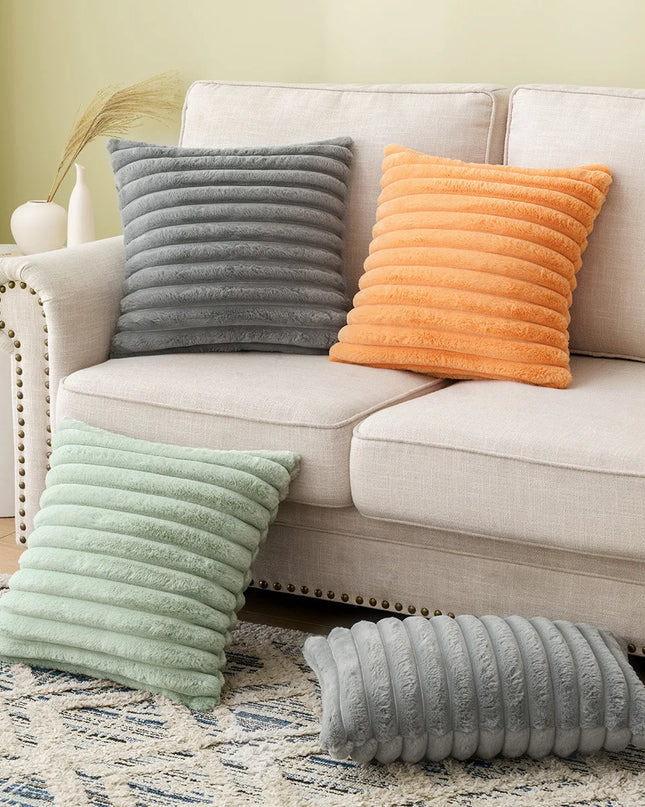 Anqianny Super Soft Plush Pillow Case - Winter Throw Cushion Cover