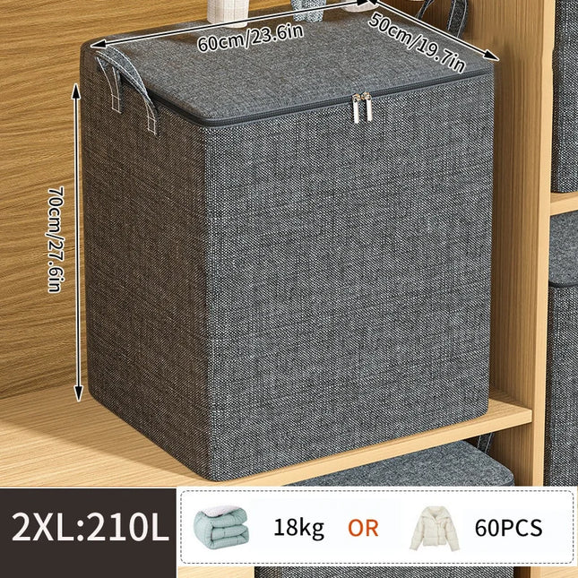 Quilt Clothes Storage Bag Waterproof Closet Wardrobe Organizer Large Capacity Clothes Organizer Foldable Dustproof Sorting Bags