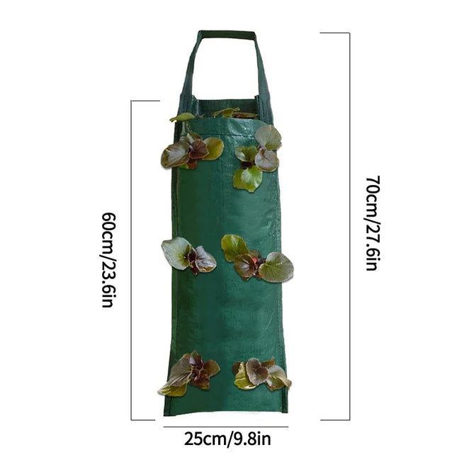 Vertical Garden Hanging Grow Bags - Indoor Outdoor Planter Pots for Vegetables