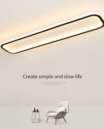 Modern LED Ceiling Light - Stylish Rectangular Design for Any Room