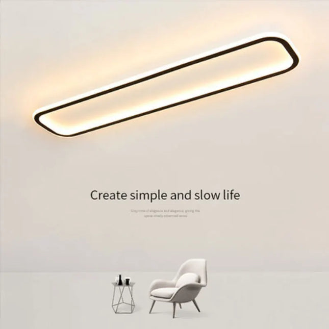 Modern LED Ceiling Light - Stylish Rectangular Design for Any Room