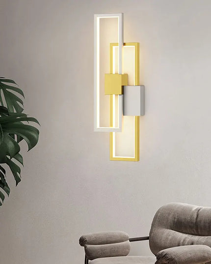 Modern Square Wall Lamp - Stylish Design for Bedroom & Living Room