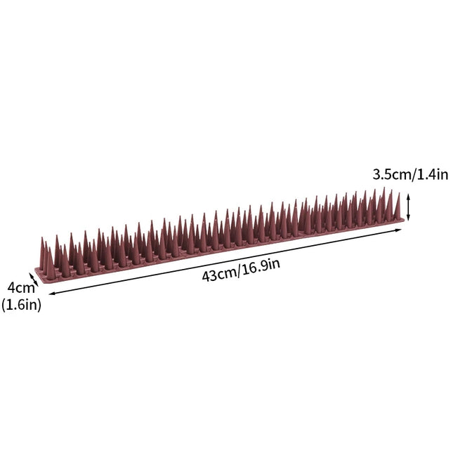 Plastic Anti-Bird Spikes Balcony Eaves Windowsills Bird Repellent Anti-Pigeon Anti-Cat Bird Repeller Thorn Boxed Package
