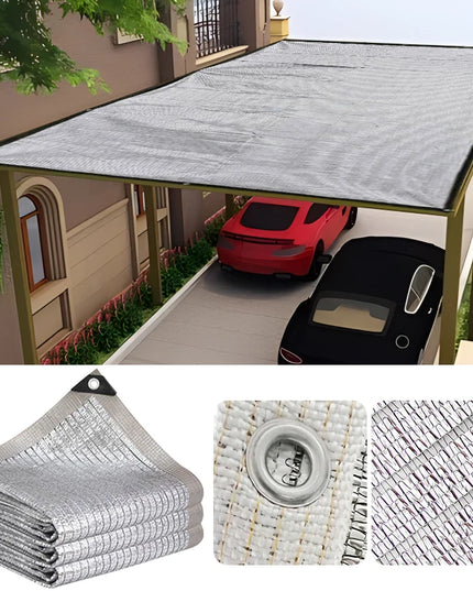 Aluminum Foil Sunshade Net - UV Protection & 90% Heat Reflective Insulation