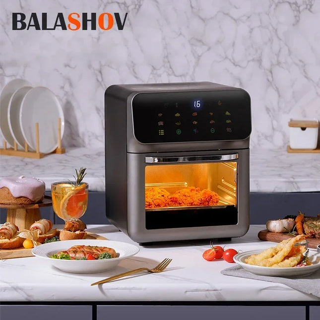 BALASHOV 12L Electric Air Fryer - Large Capacity, Oil-Free Cooking