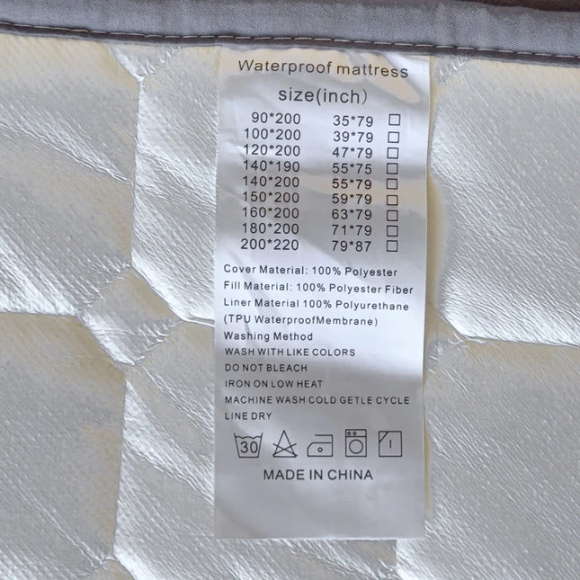 Anqianny Waterproof Quilted Mattress Protector - Breathable & Thick