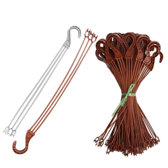 Plastic Flower Pot Hanger Plant Pot Hanging Holder Garden Planter Hooks Home Hanging Basket Balcony Decor 24/36cm Wholesale