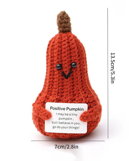 Positive Crochet Bee Miniature Decor - Kawaii Fruit & Vegetable Ornament