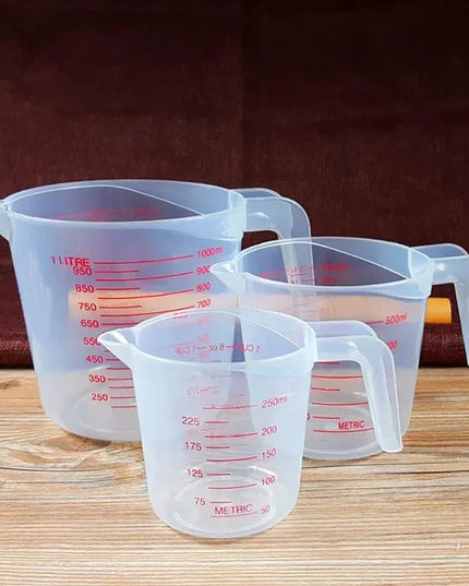 3pcs Baking Liquid Measuring Cups 250/500/1000ml