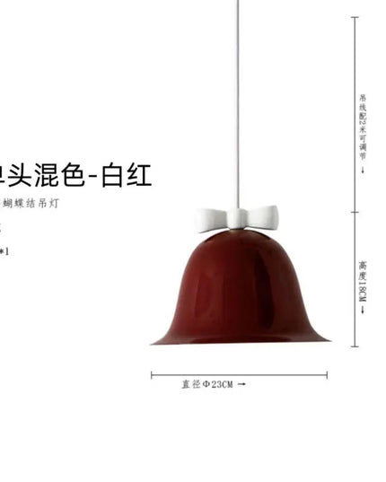 Nordic Chandelier Pendant Lamp - Bowknot Design for Creative Spaces