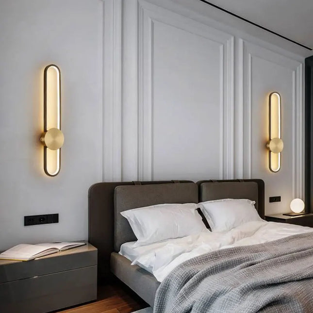 Modern Nordic LED Wall Lamp - Stylish Lighting for Bedroom & Living Room