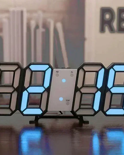 Led Digital Clock Modern Home Decoration Night Light Mode