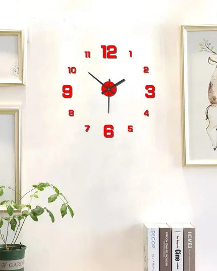 Creative Frameless DIY Wall Clock