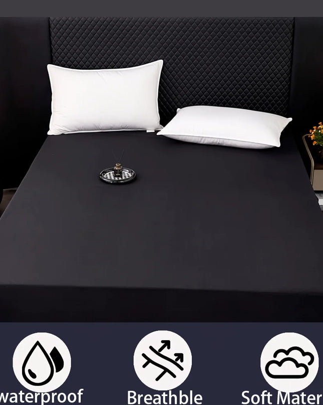 Anqianny Soft Waterproof Mattress Protector - 360° Deep Pocket Fit
