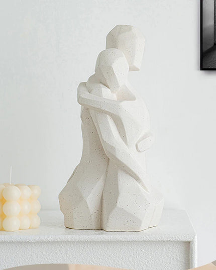 Couples Embrace Ceramic Ornaments - Miniature Room Decor