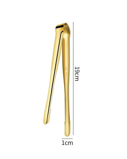 2Pcs Kitchen Tongs Stainless Steel Barbecue Tongs