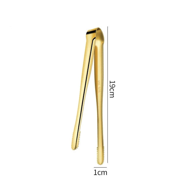 2Pcs Kitchen Tongs Stainless Steel Barbecue Tongs