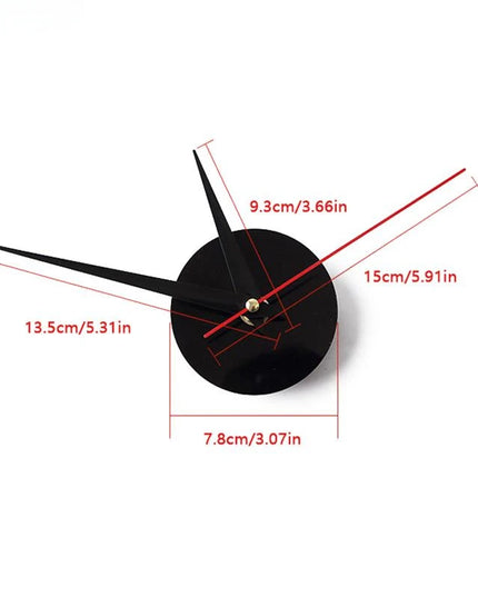 Creative Frameless DIY Wall Clock Wall Decoration