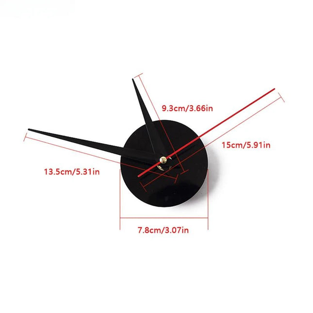 Creative Frameless DIY Wall Clock Wall Decoration