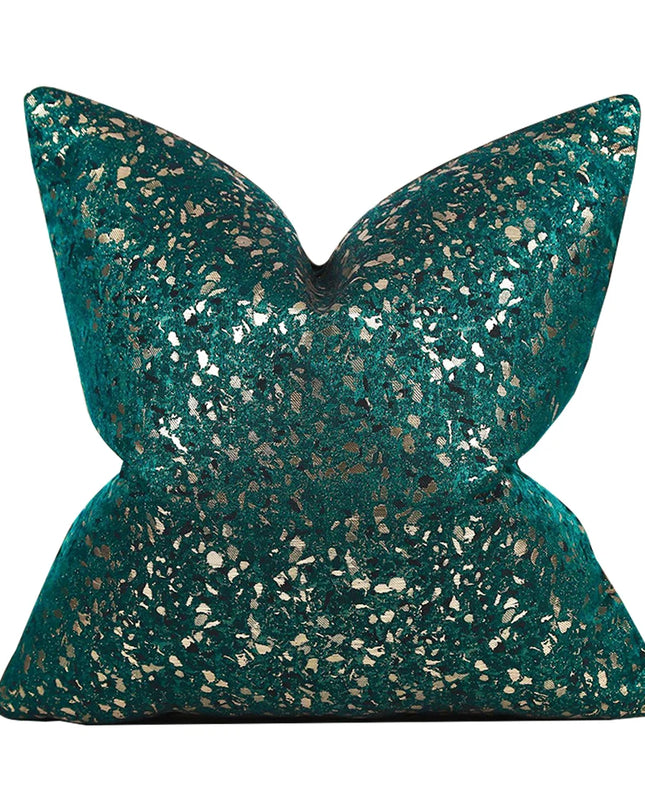 Anqianny Modern Green Sofa Cushion Cover - Nordic Abstract Design