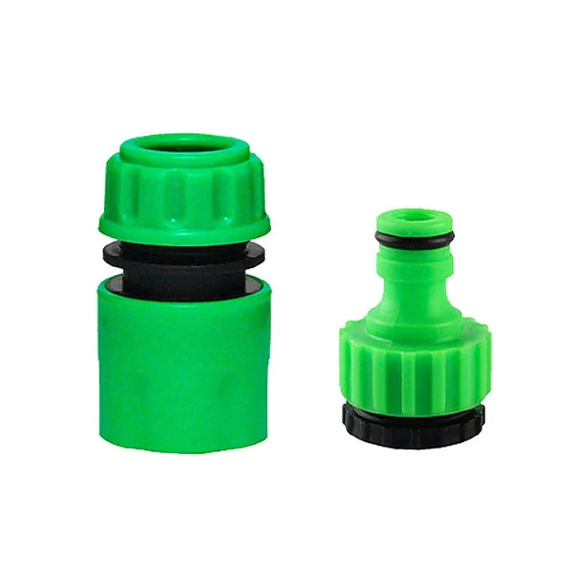 Garden Watering Hose Connector - 1/2" Quick Connect Repair Adapter