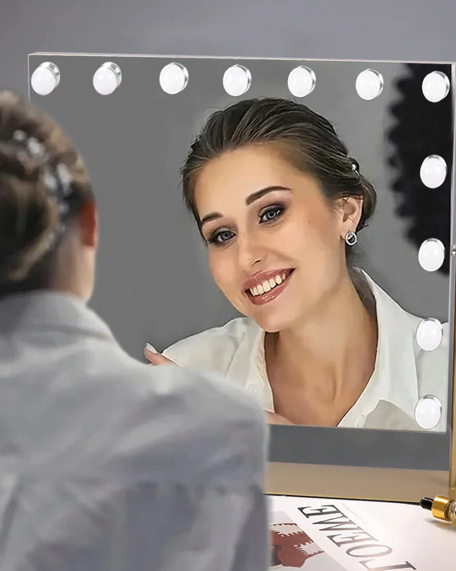 Modishion LED Vanity Mirror - Adjustable Lighting & Touch Control