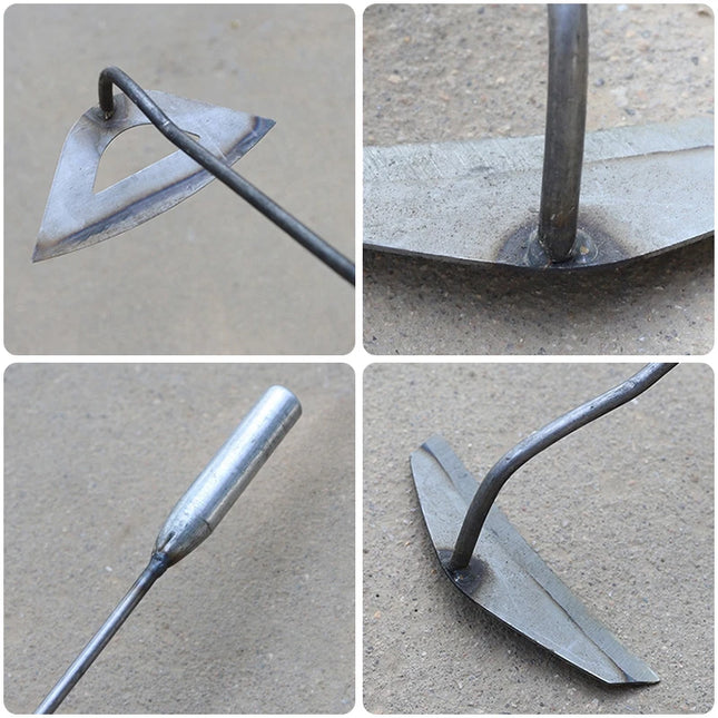 Steel Hardened Hollow Hoe Garden Weeding Rake Vegetable Planting Farm Gardening Loosening Soil Tool Weeding Shovel Tool