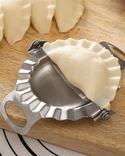 Manual Dumpling Maker - 304 Stainless Steel Jiaozi Device for Easy Cooking