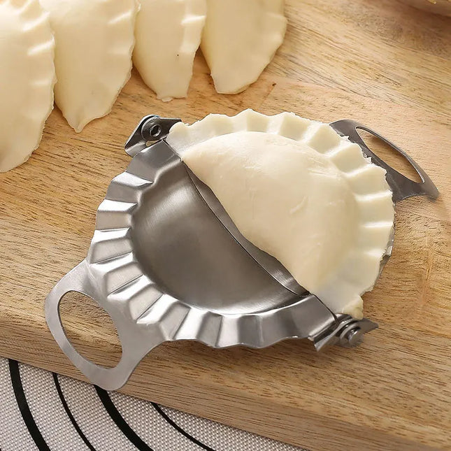Manual Dumpling Maker - 304 Stainless Steel Jiaozi Device for Easy Cooking
