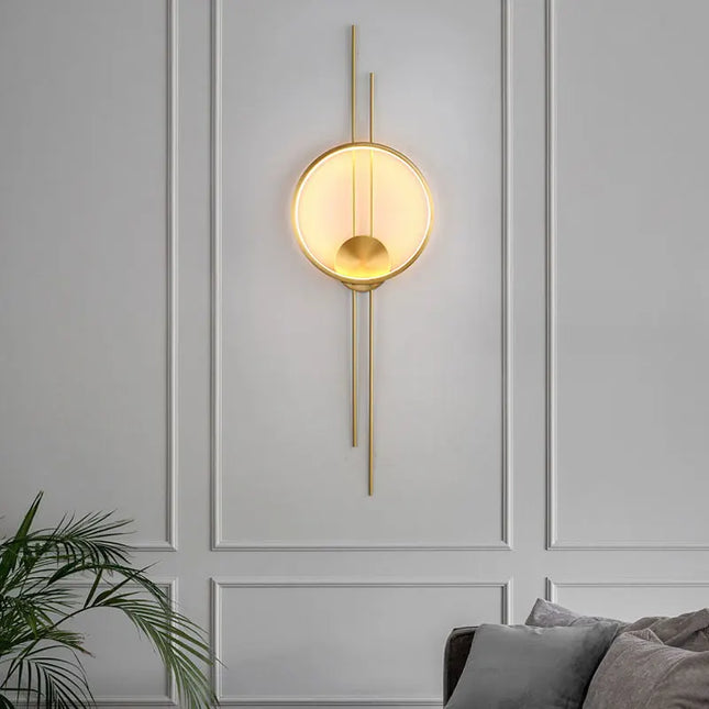 Modern Minimalist Wall Lamp - Creative Nordic Design for Living Room