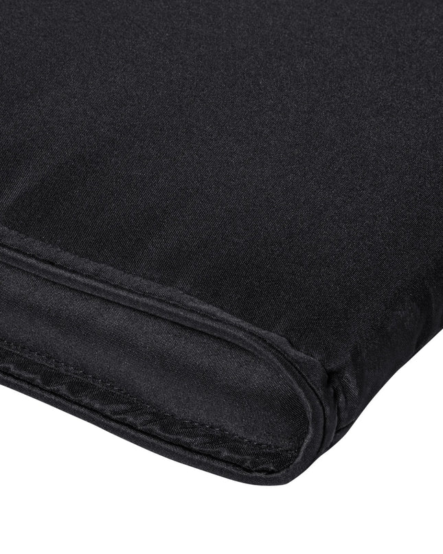 Outsunny Reclining Garden Sun Lounger Chair Cushion - Black Comfort