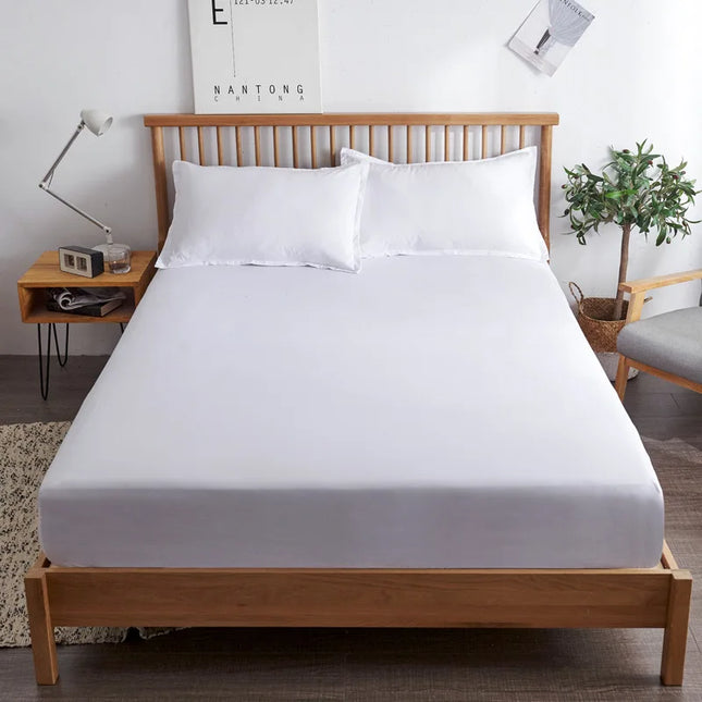 Anqianny 3pcs Cotton Fitted Bed Sheet Set - Soft and Breathable Bedding