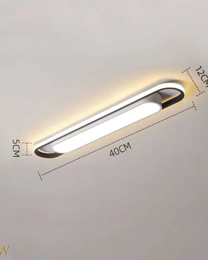 Modern LED Ceiling Light for Living Room -  Long Strip, Minimalist Design
