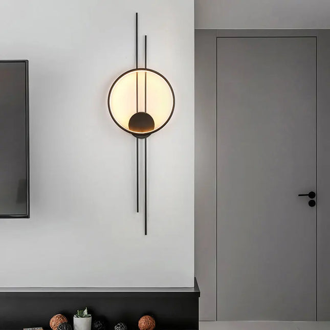 Modern Minimalist Wall Lamp - Creative Nordic Design for Living Room