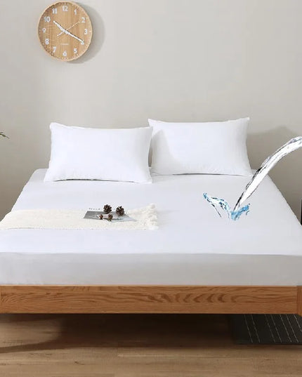 Anqianny Waterproof Fitted Sheet - Anti-Dust Mite, Elastic Band