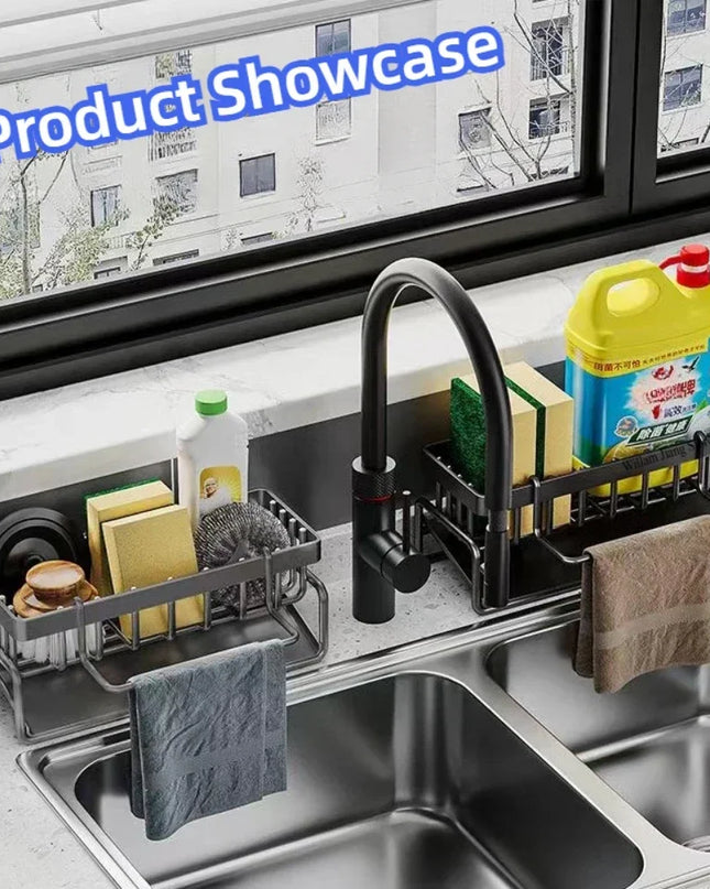 Kitchen Sink Drain Rack 
Self-draining Sink rack for Detergent, Sponge, Rag Towe, Rack Filter