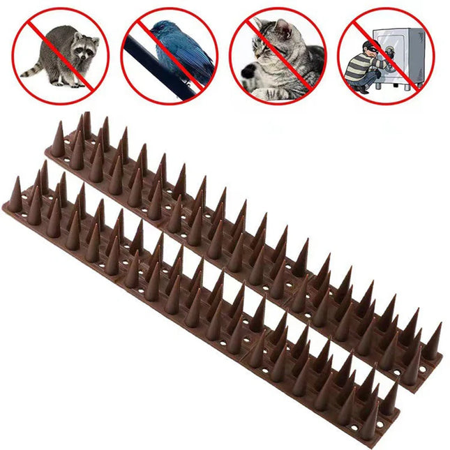Plastic Anti-Bird Spikes Balcony Eaves Windowsills Bird Repellent Anti-Pigeon Anti-Cat Bird Repeller Thorn Boxed Package
