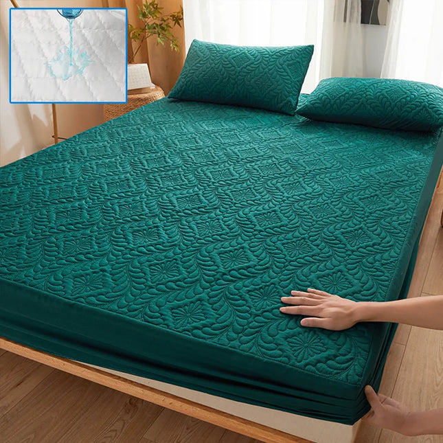 Anqianny Waterproof Quilted Mattress Protector - Breathable & Anti-Mite