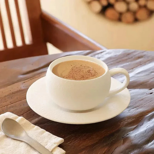 280ML Rock Sand Ceramic Coffee Cup Set