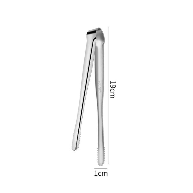 2Pcs Kitchen Tongs Stainless Steel Barbecue Tongs