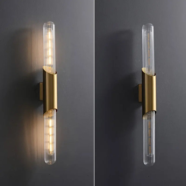 Gold E27 Wall Lamp - Modern Minimalist Design for Bedroom & Living Room