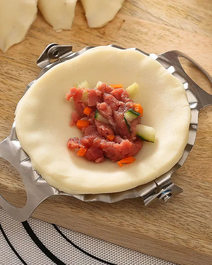 Manual Dumpling Maker - 304 Stainless Steel Jiaozi Device for Easy Cooking