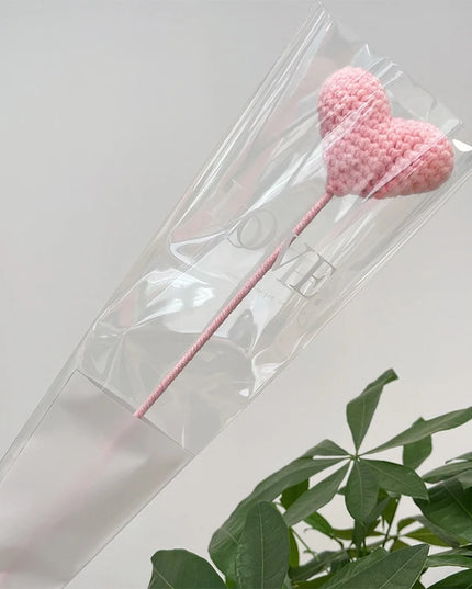 Handmade Crochet Doctoral Hat Bear - Cute Pig Animal Flower Gift