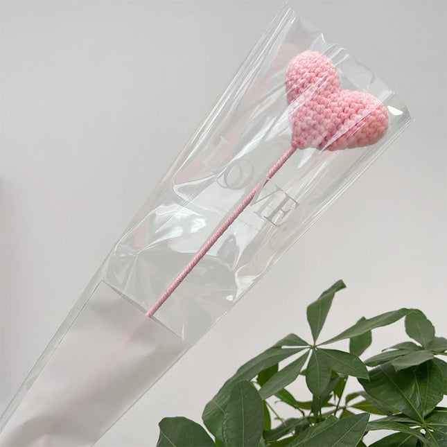 Handmade Crochet Doctoral Hat Bear - Cute Pig Animal Flower Gift